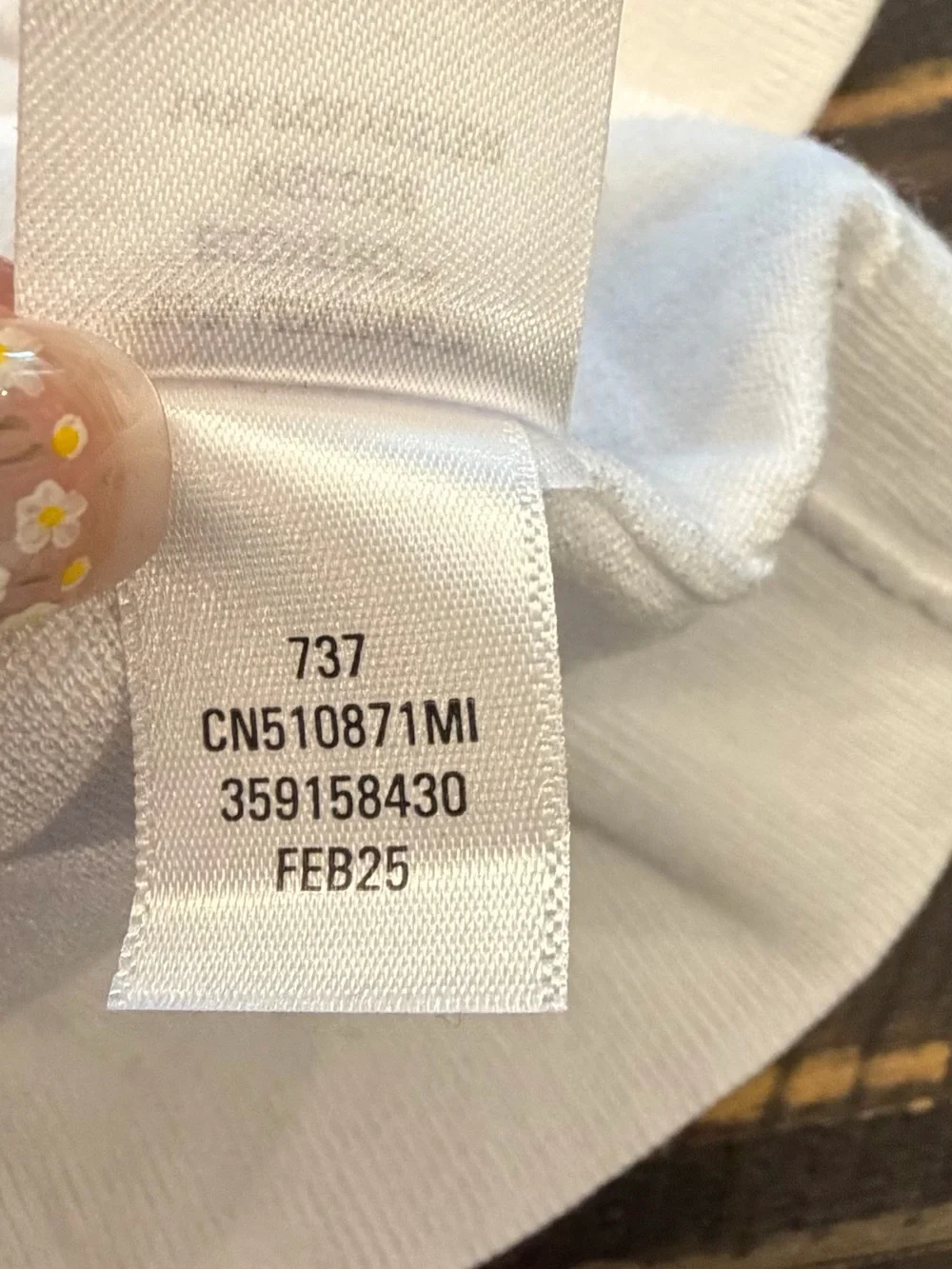 CASLON Button Up Sweater White Women Size XS Granny Core Business Casual Stain